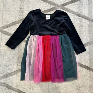 Hanna Andersson velour tulle dress